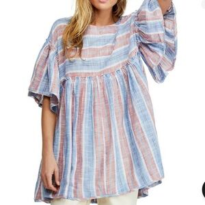 Free People “Summer Nights” Baby Doll Oversized Dress Size M